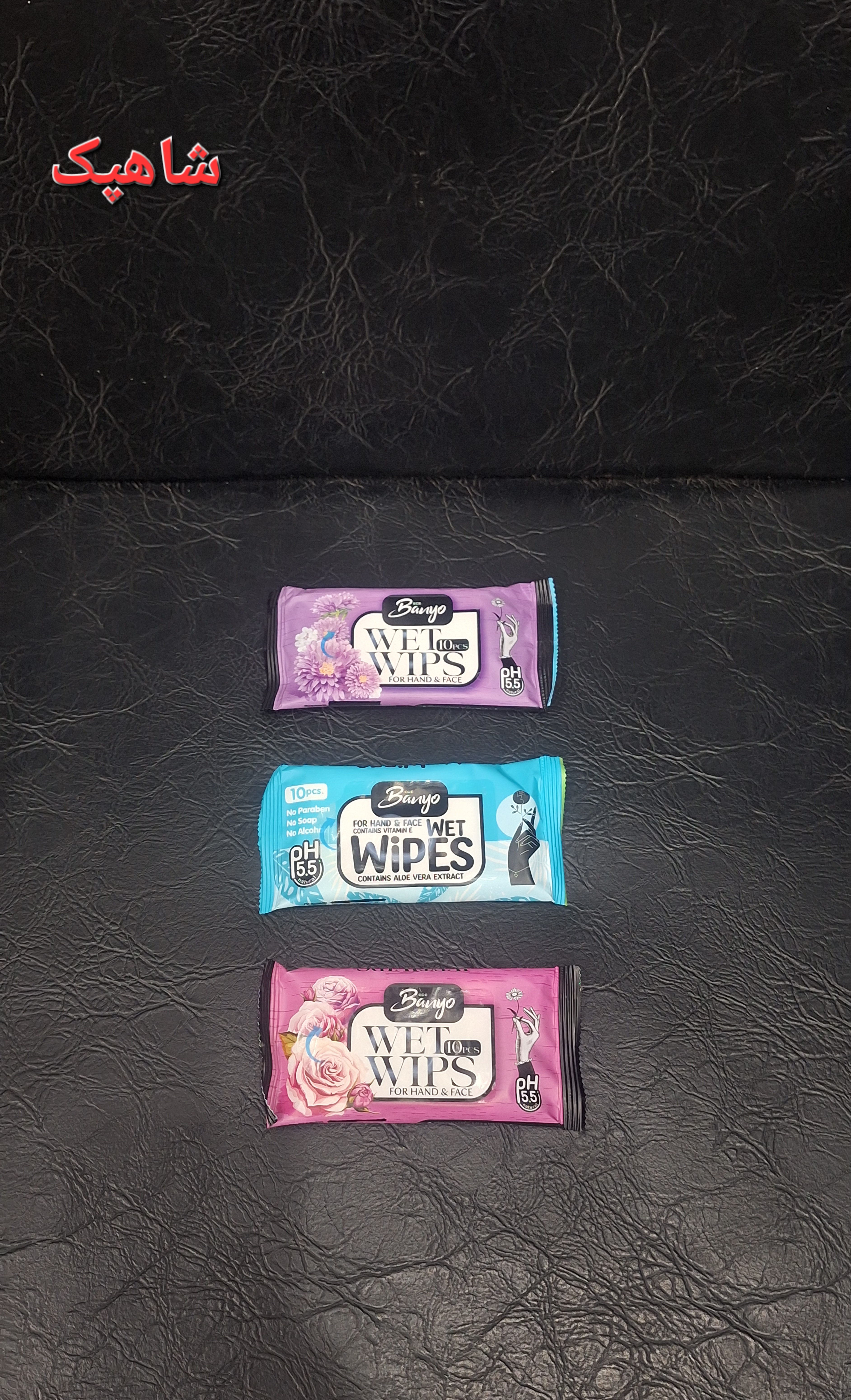 دستمال مرطوب آنتی باکتریال دست و صورت