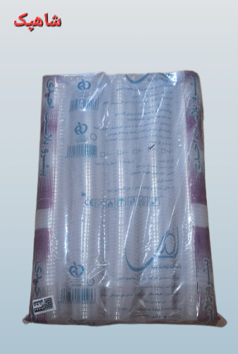 لیوان شفاف هویجی ۳۰۰ سی سی احدی سنگین